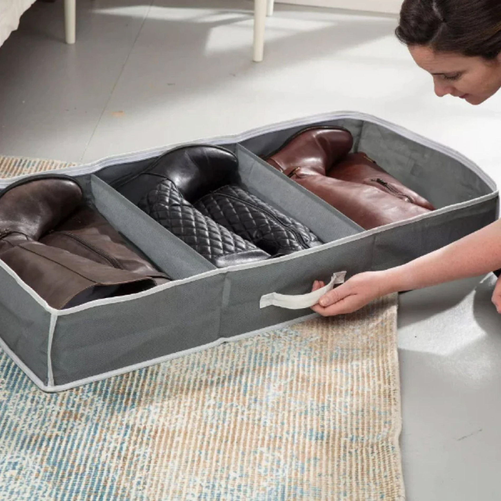 Miniatura 2 de Organizador De Botas Zapatos Bajo Cama